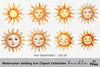 Smiling Sun Clipart Bundle