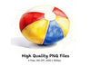 Vibrant Beach Ball Clipart Bundle