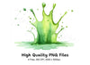 Green Splash Clipart Bundle