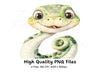 Cute Baby Snake Clipart Bundle