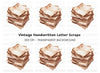 Vintage Stacked Clipart Bundle