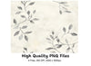 Botanical Seamless Pattern Clipart Bundle