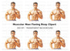 Bodybuilder Flexing Pose Clipart Bundle