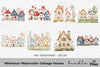 Whimsical Cottage Houses Clipart Bundle