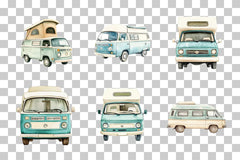 Camper Van Beach Clipart Bundle - CraftNest - Digital Crafting and Art