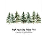 Christmas Trees Clipart Bundle