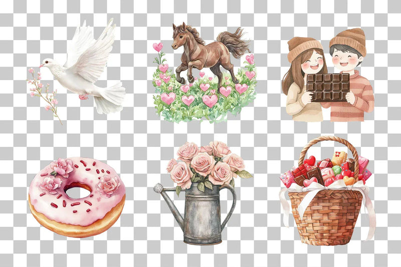 Whimsical Sweetness Clipart Bundle - CraftNest - Digital Crafting and Art