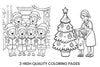 Christmas Tree Decorating Fun Coloring Books