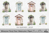 Whimsical Floral Door Clipart Bundle