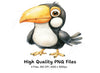 Cute Toucan Bird Clipart Bundle