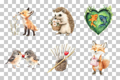 Cozy Love & Cute Animals Clipart Bundle - CraftNest - Digital Crafting and Art