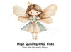 Cute Fairy Clipart Bundle