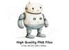 Cute Robot Clipart Bundle