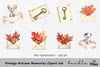 Vintage Autumn Memories Clipart Bundle