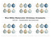 Christmas Ornaments Clipart Bundle