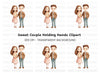 Valentine's Day Cute Couple Clipart Bundle