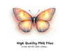 Glowing Butterfly Clipart Bundle