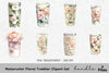 Floral Tumbler Clipart Bundle