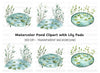 Pond Water Plant Clipart Bundle