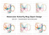 Colorful Butterfly Clipart Bundle