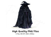 Mysterious Dark Witch Clipart Bundle