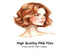 Charming Bob Haircut Clipart Bundle