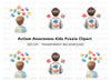 Boys with Puzzle Pieces Clipart Bundle