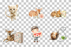 Adorable Animal & Cozy Scene Clipart Bundle - CraftNest - Digital Crafting and Art