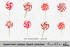 Sweet Swirl Lollipop Clipart Bundle