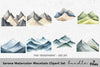 Serene Mountain Clipart Bundle