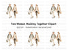 Elderly Couple Shopping Clipart Bundle