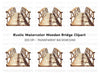 Wooden Bridge Clipart Bundle