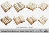 Vintage Music Book and Sheet Clipart Bundle
