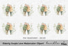 Elderly Couple Love Clipart Bundle