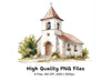 Charming Church Clipart Bundle