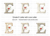 Ornate Love Letter Clipart Bundle