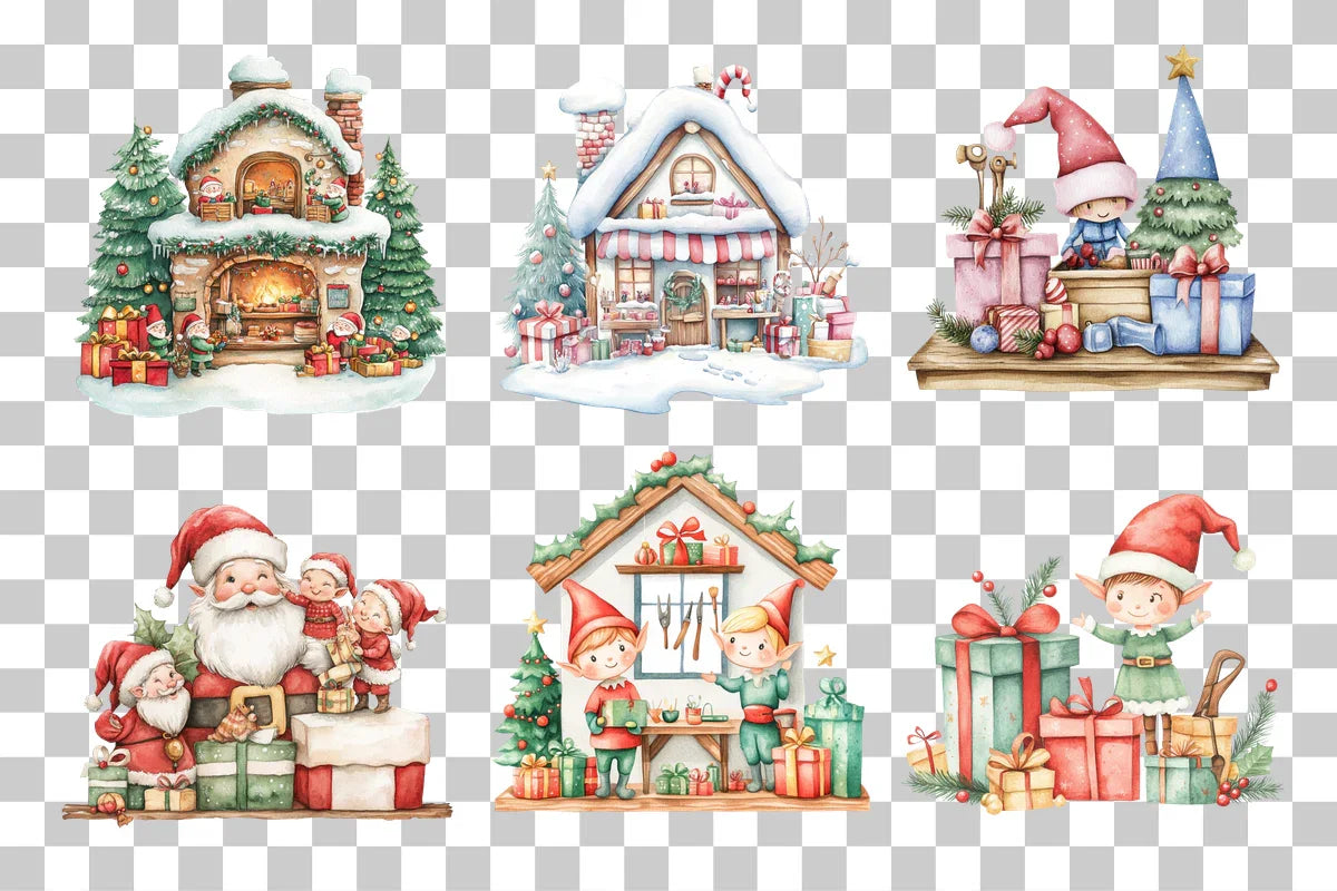 Christmas Wonderland Clipart Bundle - CraftNest - Digital Crafting and Art
