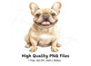 Happy French Bulldog Clipart Bundle