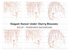 Cherry Blossom Dancers Clipart Bundle