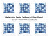 Denim Patchwork Pillow Clipart Bundle