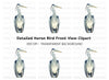 Front Facing Heron Clipart Bundle