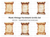 Vintage Scroll Clipart Bundle