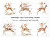 Cupid Riding Gazelle Clipart Bundle