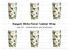 Elegant Floral Tumbler Clipart Bundle