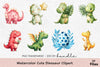 Cute Dinosaur Clipart Bundle