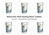 Wolf Howling at Moon Clipart Bundle