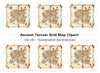 Vintage Treasure Island Map Clipart Bundle