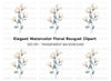 Elegant Floral Branch Clipart Bundle