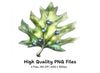 Jeweled Oak Leaves Clipart Bundle