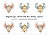 Angelic Shield Clipart Bundle